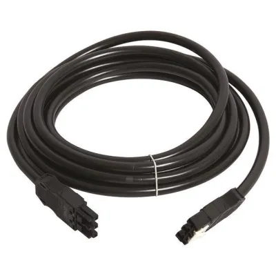 HAGER Verbindungsleitung GKWAD03050 Winsta 3x2,5mm² 5m H05VV-F | 3-polig | Buchse/Stecker | PVC | Eca | schwarz