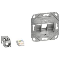 HAGER GMKSRJ45C6A1 Anschluss Modul 1x RJ45, Cat.6a