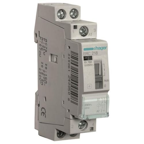 Bild: Hager Installationsrelais 16A 1S+1Ö 230V ERC218