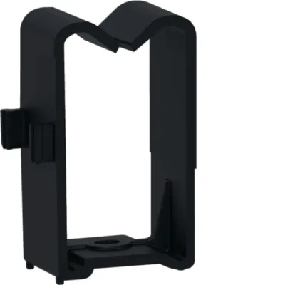 Hager Kabelhalter volta VZ698 | Kabelträger Aufputzverdrahtung | 6 Stück | 53,4x25,8x20mm | Kunststoff | schwarz