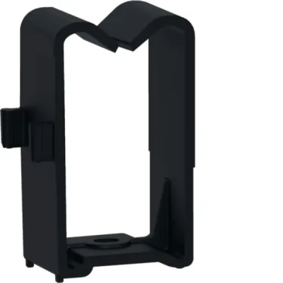 Hager Kabelhalter volta VZ698 | Kabelträger Aufputzverdrahtung | 6 Stück | 53,4x25,8x20mm | Kunststoff | schwarz