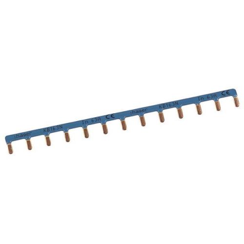 Bild: Hager Kammschiene 1P Stift. 10qmm KB163N