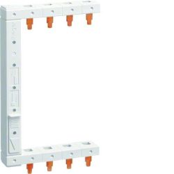 Hager KCF663L Phasenschiene vertikal, links, 2-reihig, 3+N