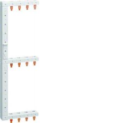Hager KCF668L Phasenschiene vertikal, 3+N 3-reihig links