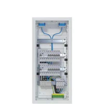 Hager Kleinverteiler UP VU48BV1 | 4x12 Module | IP30 | bestückt & verdrahtet | 2 FI-Kreise | Überspannungsschutz