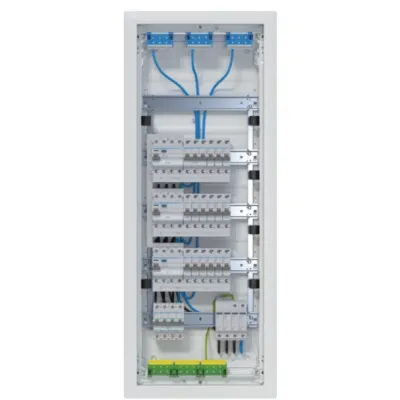 Hager Kleinverteiler Volta VU60BV2 Unterputz 5x12TE | Überspannungsschutz | IP30 | Kunststoff | weiß