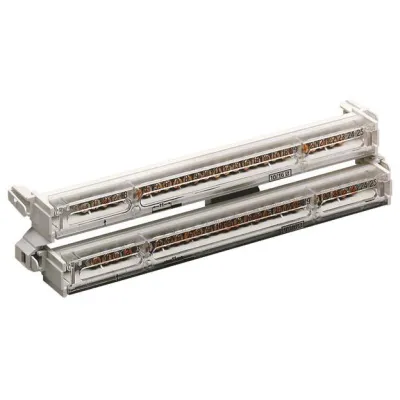 Hager PE/N-Klemme KM25A | 2x25 Klemmstellen | univers Z | 11x16/14x10 mm² | schraubbar | weiß