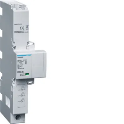 Hager Kombiableiter SPA800Z | Überspannungsschutz T1+T2+T3 | 3-polig | Iimp 12,5kA | TNC | für 400V Sammelschiene