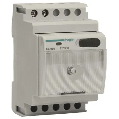 Hager Kompaktleuchte EE960 | Verteilereinbau | LED-Steckeinsatz 230V 50/60Hz | IP20 | Kunststoff | 51mm