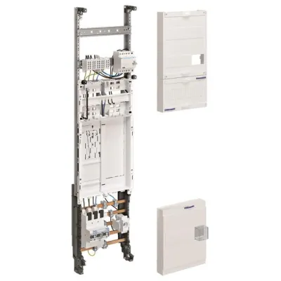 Hager Zählerschrank ZH3ET51W | 1-feldrig | 1ZP eHZ | 1050x250mm | SLS 35A | 5-polig | IP44 | Weiß