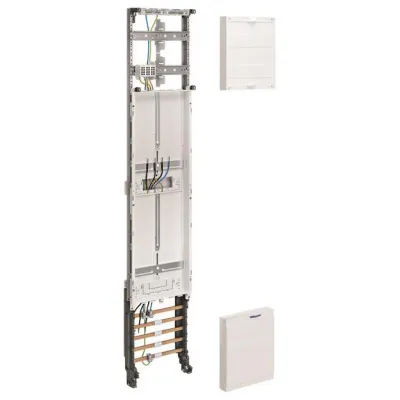 Hager Komplettfeld ZH53Q1N | Zählerschrank 1 Zählerplatz | universZ | 1350x250mm | 2-stöckig | 1-feldrig | IP20