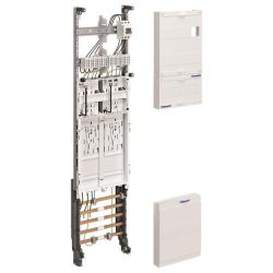 Hager Komplettfeld 2ZP eHZ DSS ZH3EZ12PN H:1050mm 1feldig Hager Komplettfeld 2ZP