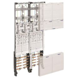 Hager Komplettfeld 4ZP eHZ DSS ZK3ED24N H:1050mm 2feldig Hager Komplettfeld 4ZP 
