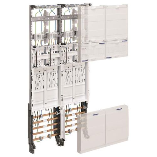 Bild: Hager Komplettfeld 4ZP eHZ DSS ZK3ED24N H:1050mm 2feldig Hager Komplettfeld 4ZP 