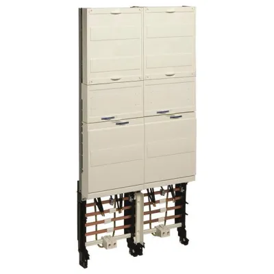 Hager ZK3ET24N Komplettfeld | 4 Zählerplätze | eHZ | 2-feldrig | 1050x500mm | BKE-I | OKK