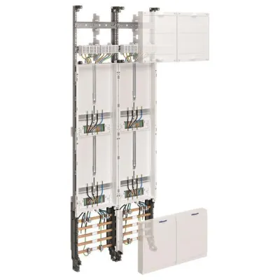 Hager ZK52P7K Zählerschrank | 4 Zählerplätze | 2-stöckig | universalZ | H1350xB500mm | 5-polig | Mitteldeutschland