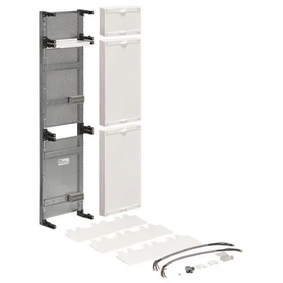 Hager Einbausatz univers Z ZU37APZ7 | Komplettfeld EBS 1050x250mm | APZ 450mm | RfZ 450mm | HAN 150mm | RAL 9010