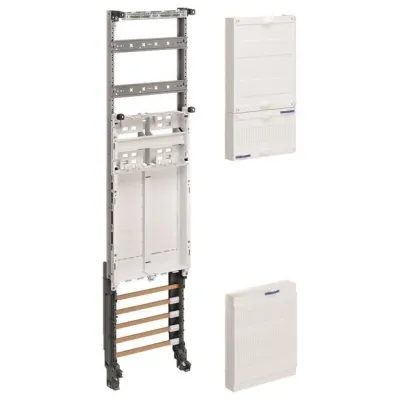Hager Komplettfeld ZH32ES | eHZ Reservefeld | 1-feldig | 1050x250mm | 63A | Sammelschiene | weiß RAL9010