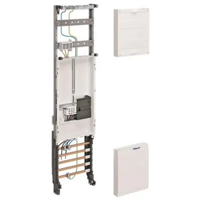 Hager Komplettfeld ZH33W7N | 1-feld | 1 Zählerplatz | 1050mm | Zählersteckklemme | weiß RAL 9010