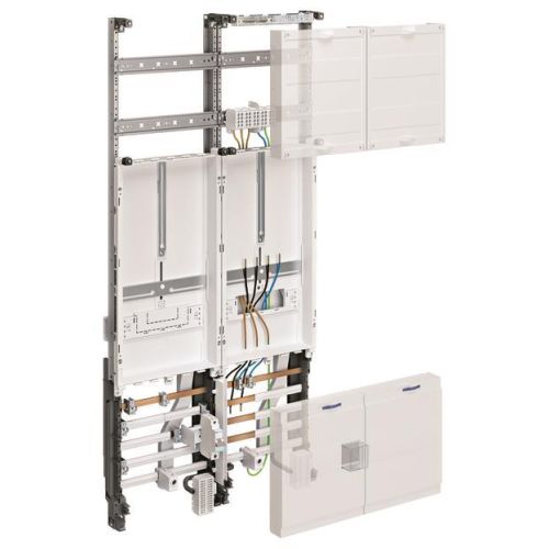 Bild: Hager Komplettfeld, univers Z 1ZP, H=1050mm,2-feld ZK31X1N