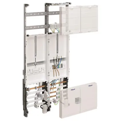 Hager Komplettfeld ZK31X1N | Zählerplatz 1-fach | universZ | 2-feldrig | Höhe 1050mm | Ausführung Thüringen