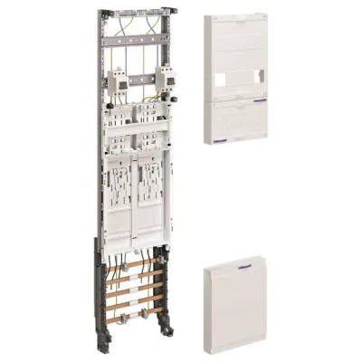 Hager Komplettfeld | ZH3EH62 | Zählerfeld 2 Plätze | BKE-I Hauptschalter | 1-feld | 1050 mm | Aufputz/Unterputz