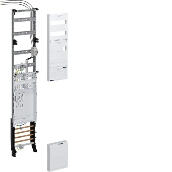 Hager Komplettfeld ZH5EZ10PN eHZ Zählerschrank | 1 Zählerplatz | 1350x250x120mm | BKE-I | PV-Überspannung | Weiß RAL9010