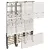 Bild: Hager Komplettfeld ZL3EL261H | 6 Zählerplätze eHZ BKE-I | 63A | verdrahtet | 1050x750mm | weiß RAL9010