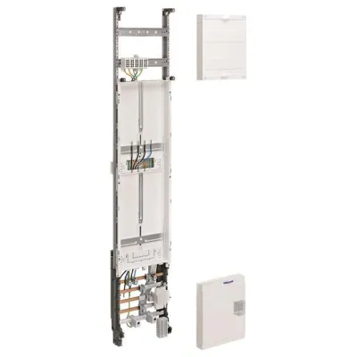 Hager Zählerschrank ZH52U1N | 1-feldrig | 1 Zählerplatz | universZ | 1350mm | AP/UP | Bayern | Stahlblech weiß