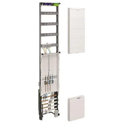 Hager Zählerschrank ZH52U9N | 1 Zählerplatz | 3-reihig | 1350x250mm | Bayern-Ausführung | weiß