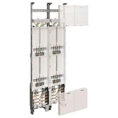 Hager ZK52U7N Zählerschrank | 4 Zählerplätze | 2-feldrig | universZ | 1350x500x205mm | Bayern | RAL9010