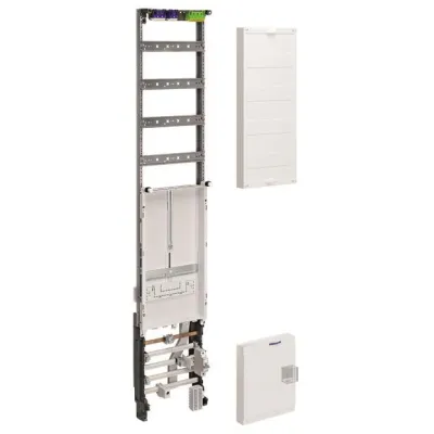 Hager Zählerschrank ZH52U2N | 1-feldrig | 3-reihig | 1350mm | Ausführung Bayern | Stahlblech