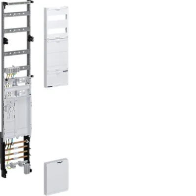 HAGER Komplettfeld ZH5ET16 | Zählerschrank 1 Zählerplatz BKE-I | 5-polig HLAK | eHZ | 63A | 1350x250x120mm | weiß