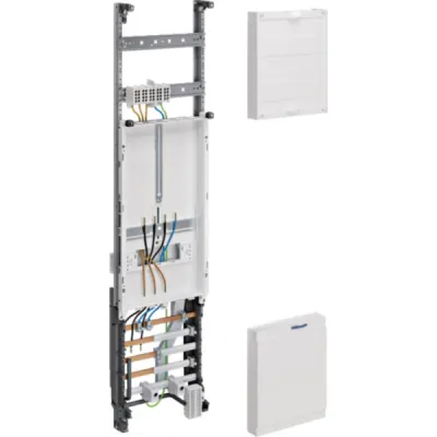 Hager Komplettfeld ZH32U16N | Zählerplatz 1-feld | 3-Punkt | 5-polig | HLAK 16mm² | H 1050mm | Schnellmontage