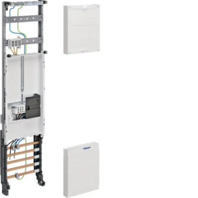 Hager ZH33W16N Zählerschrank 3-Punkt | 1 Zählerplatz | 1-feld | 16mm² | 1050mm | vorverdrahtet | DIN VDE 0603 | weiß