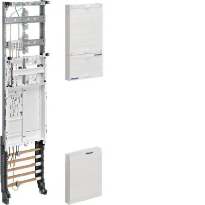 HAGER Komplettfeld ZH3ED16N | Zählerfeld eHZ BKE-I | 1 Zählerplatz | 3-polig | 16mm² | 12PLE | Höhe 1050mm