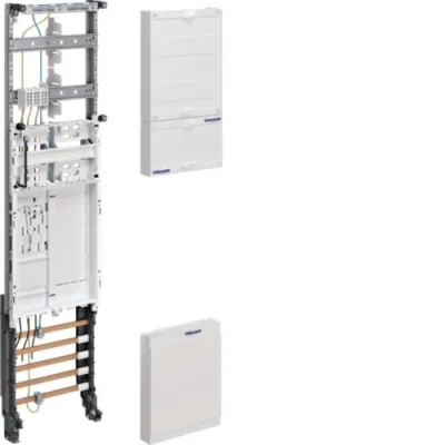 Hager Komplettfeld ZH3EL16N | Zählerfeld eHZ 1-feldig 1 ZP | BKE-I | OKK | 3-polig HLAK 16mm² | H=1050mm | vormontiert