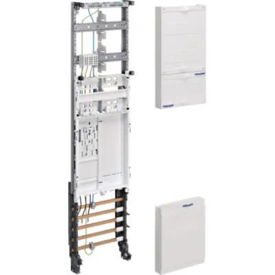 HAGER Komplettfeld ZH3ET16 | eHZ Zählerplatz | BKE-I | 1-feldig | 5-polig | 16mm² | 1050mm Höhe | vormontiert | universZ