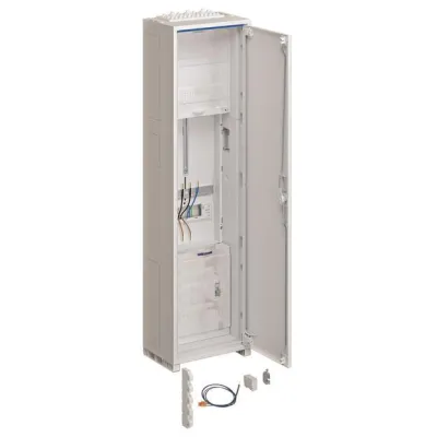 Hager Zählerschrank | ZB312U1LS | 1-feldrig | 1 Zählerplatz | 1100x300x205mm | AP/UP | IP44 | Stahlblech weiß