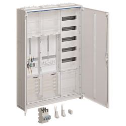 Hager Komplettschrank AP/UP 1Z ZB333Q19EN 1stö 3Feld IP44 SS_5p Hager Komplettsc