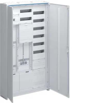 HAGER Komplettschrank ZB533M28CT | 2 Zählerplätze | 1 SG-Platz | 3 Felder | 2-stöckig | IP44 | 1400x800x205 mm