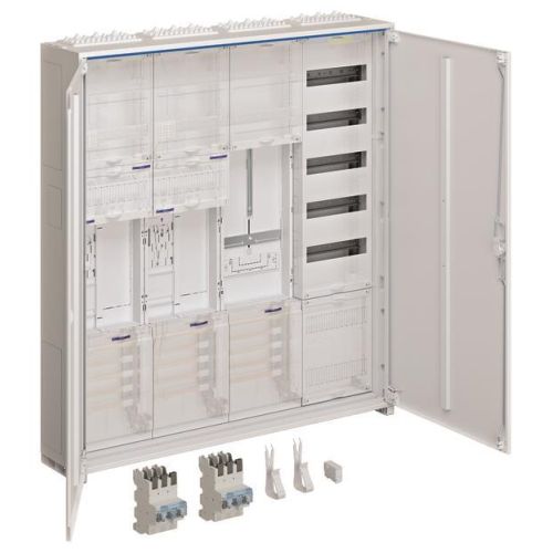 Bild: Hager Komplettschrank univers Z ZB34SEQ29EN 2 Zählerplätze Hager Komplettschrank