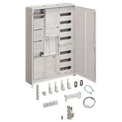 Hager Komplettschrank ZB33SEA17LS | eHZ Zählerschrank 1 Zählerplatz | 3-feldig | AP/UP | IP44 | 1100x800x205 mm | weiß