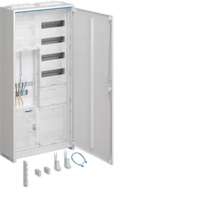 Hager Komplettschrank ZB322U16LS | Zählerschrank 1 Zählerplatz 3-phasig | AP/UP | IP44 | 1100x550x205 mm | weiß