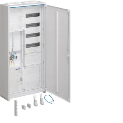 Hager Komplettschrank ZB322U16LS | Zählerschrank 1 Zählerplatz 3-phasig | AP/UP | IP44 | 1100x550x205 mm | weiß