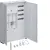 Bild: Hager Komplettschrank ZB332P25T | 2 Zählerplätze | 1100x800x205mm | Trennfunktion | 3-polig | IP44 | Aufputz | APZ | zRfz
