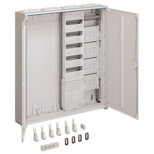 Bild: Hager Komplettschrank ZB34NW1APZ2 VF-5rh/APZ/Multimedia univers Z 1100x1050x205m
