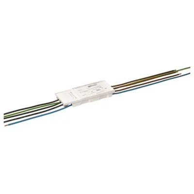 Hager eHZ Anschlusskassette KU73S50 | 5-polig | mit Spannungsabgriff | für Zählerschrank | 10mm² | 260x95mm | weiß