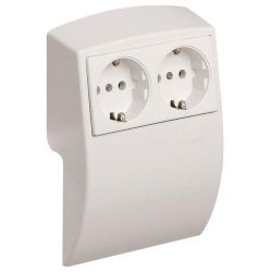 Hager L22509010 Doppelsteckdose reinweiss