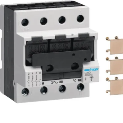 Hager Lasttrennschalter L76O | D02 3-polig+N | 63A | 400V | Sicherungseinrichtung | thermische Überwachung